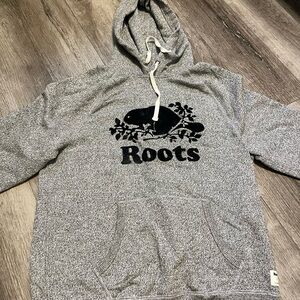 Roots Charcoal Hoodie for Men